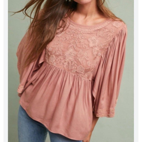 Anthropologie Tops - Anthropologie x Love Sam beaded blouse